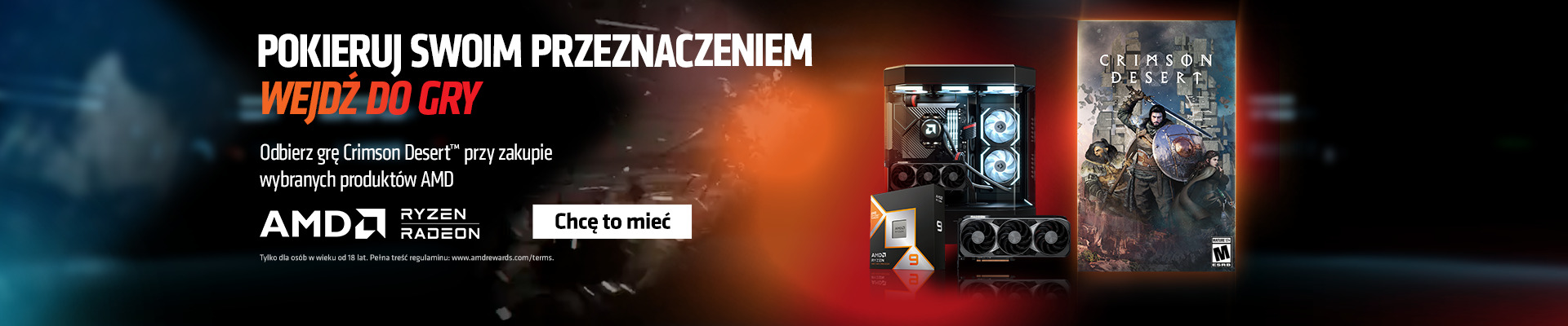 Crimson Desert przy zakupie AMD