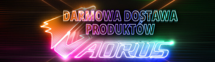Darmowa dostawa na wybrane produkty Aorus
