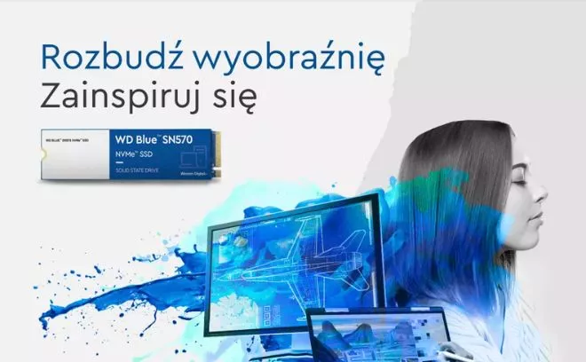 Zwiększ wydajność z dyskami WD Blue SN570