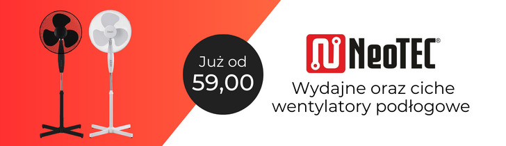 Wydajne wentylatory podogowe NeoTEC