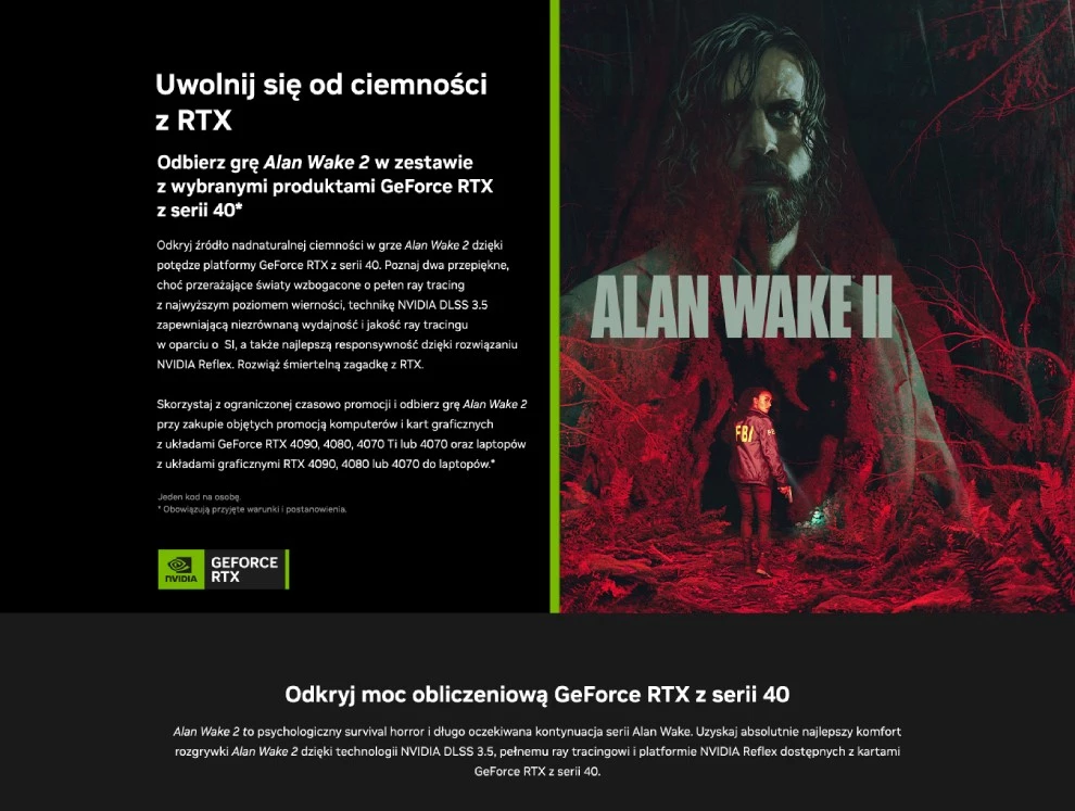 Alan Wake 2 NVIDIA