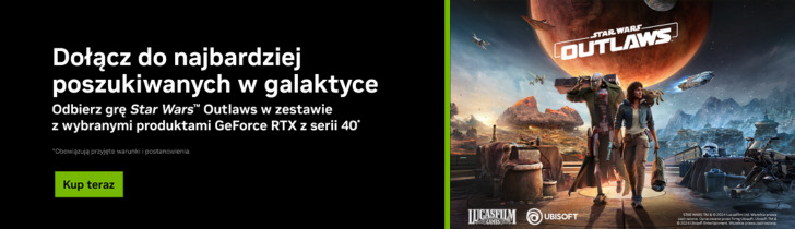 Odbierz gr Star Wars: Outlaws przy zakupie RTX serii 40