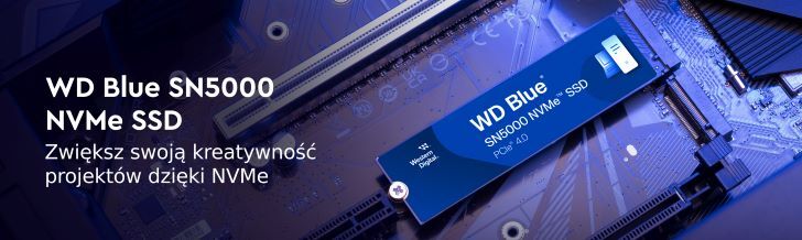 WD Blue SN5000. Pocz moc AI z NVMe