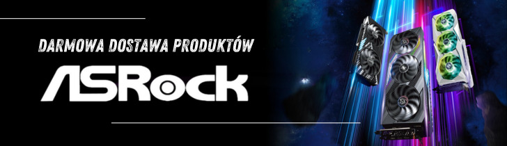 Darmowa dostawa na produkty ASRock! Skorzystaj z promocji!