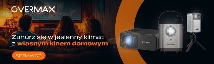 Poczuj si jak w kinie - promocja na projektory OVERMAX