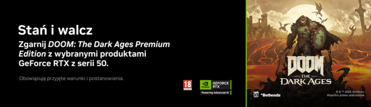 Zgarnij gr "DOOM: The Dark Ages" przy zakupie GeForce RTX serii 50