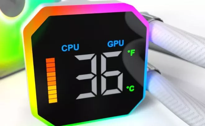 MONTECH HyperFlow Digital - chłodzenia cieczą z LCD