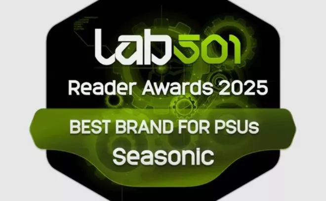 Seasonic zwycięzcą konkursu na najlepszy zasilacz 2025 - Lab501 Reader Awards