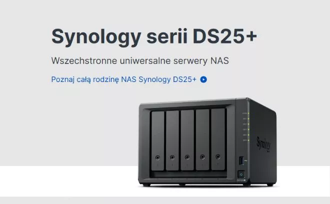 Serwery NAS Synology DS25+