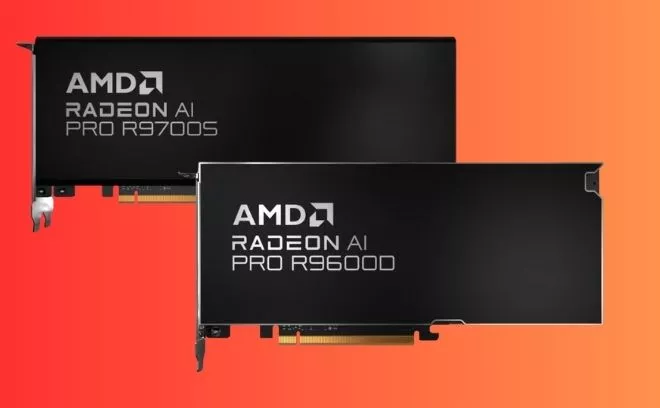 Pasywne karty Radeon AI PRO R9700S i R9600D