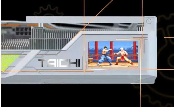 ASRock RX 9070 XT Taichi White OC z ekranem LCD