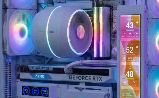 Zalman wprowadza podpórki GPU ZM-VS3 DS z wbudowanym ekranem LCD