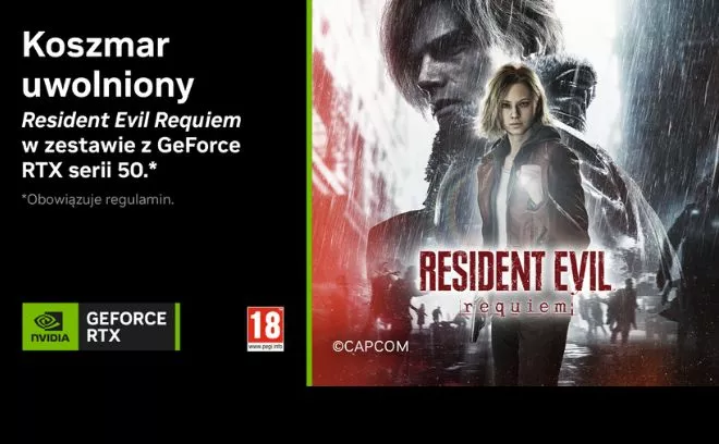 Odbierz grę Resident Evil Requiem przy zakupie GeForce RTX serii 50