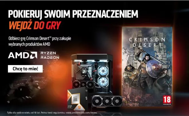 Obierz grę Crimson Desert przy zakupie AMD Radeon