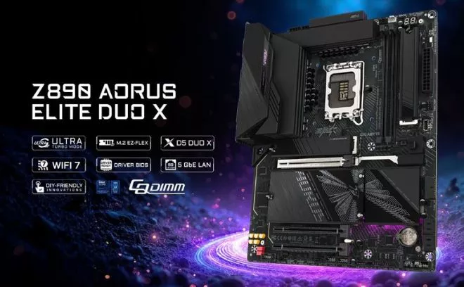 Gigabyte rozwija serię Z890 Plus. AORUS ELITE DUO X