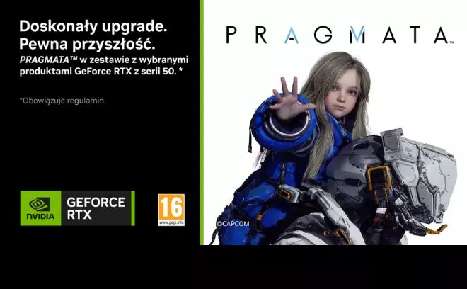 PRAGMATA w zestawie z wybranymi produktami GeForce RTX z serii 50