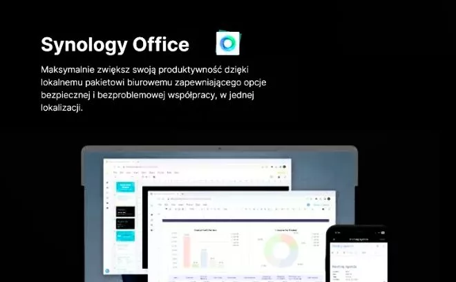 Synology Office. AI i bezpieczna praca w chmurze prywatnej dzięki Synology DS25+