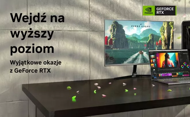 Wejdź na wyższy poziom z GeFoce RTX. Najlepsze karty graficzne i komputery stacjonarne
