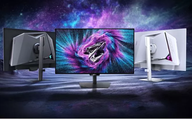 Gigabyte rozwija monitory dla graczy. AI poprawi obraz i ochroni OLED-y przed wypalaniem