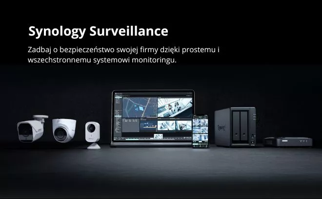Synology Surveillance - kompleksowy system monitoringu dla Twojej firmy