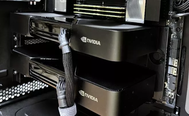 Dwie karty graficzne do AI: PCIe x8/x8 vs x16x/x16