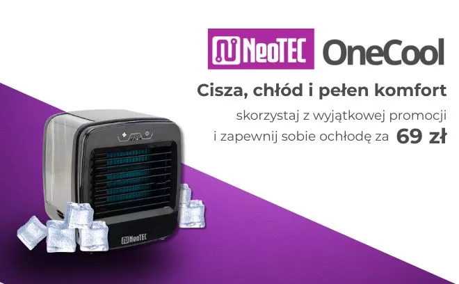NeoTEC OneCool - mały klimator, duża ulga w upalne dni już za 69 zł