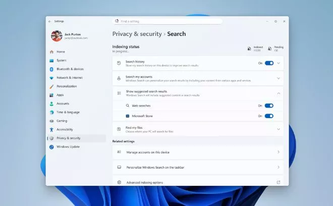 Microsoft porządkuje wyszukiwarkę Windows. Mniej bałaganu i większa kontrola nad wynikami