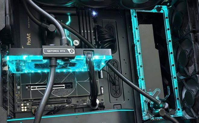 Profesjonalny custom loop na RTX 5090 - wydajność bez kompromisów