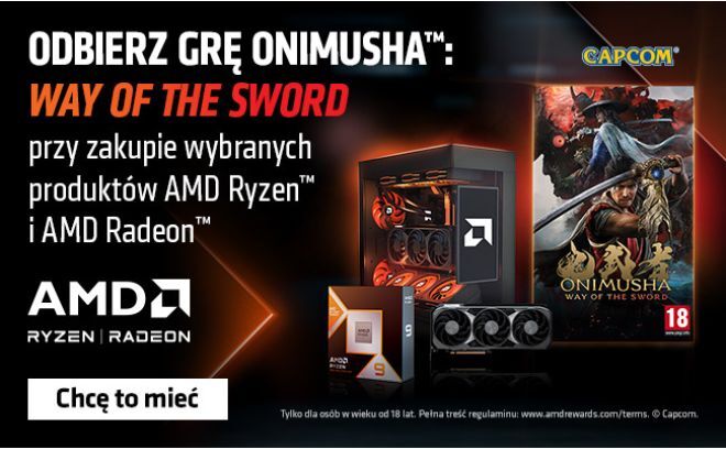 Odbierz grę Onimusha: Way Of The Sword przy zakupie AMD