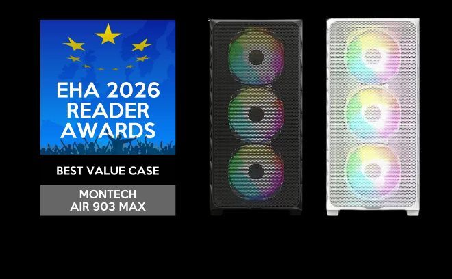 MONTECH AIR 903 MAX z tytułem „Best Value Case” w EHA Reader Awards 2026
