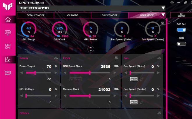 ASUS GPU Tweak III z nową funkcją. Program może natychmiast wyłączyć komputer