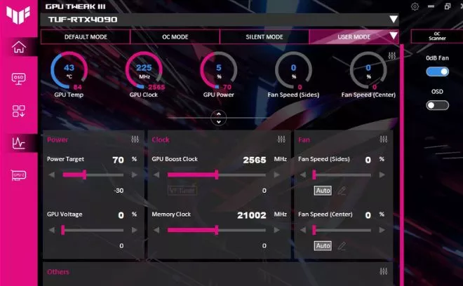 ASUS GPU Tweak III z nową funkcją. Program może natychmiast wyłączyć komputer