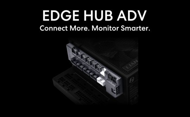 Lian Li Edge Hub ADV monitoruje złącze GPU