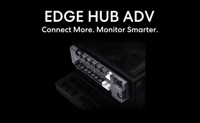 Lian Li Edge Hub ADV monitoruje złącze GPU
