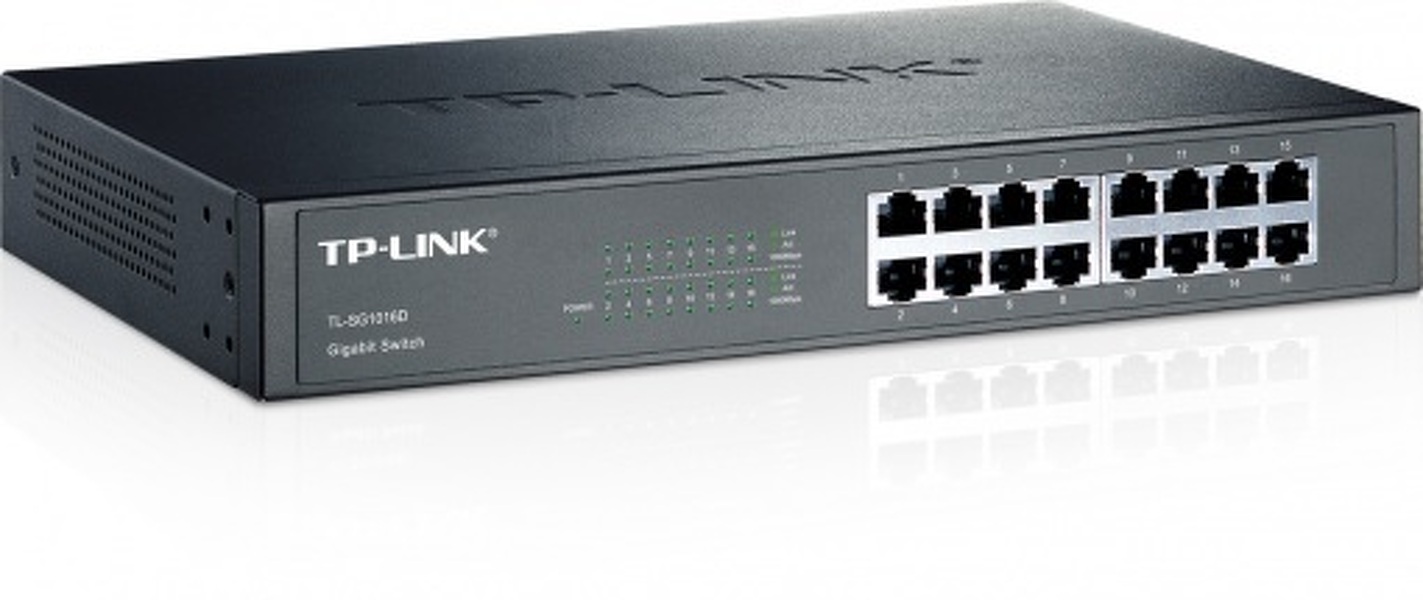 Zdjęcie produktu: TP-Link TL-SG1016D Switch 16x10/100/1000Mbps Zdjęcie produktu: TP-Link TL-SG1016D Switch 16x10/100/1000Mbps