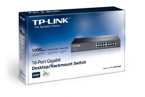 TP-Link TL-SG1016D Switch 16x10/100/1000Mbps TP-Link TL-SG1016D Switch 16x10/100/1000Mbps