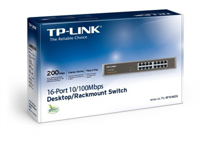 Zdjęcie produktu: TP-Link TL-SF1016DS Switch Rack 16x10/100Mbps