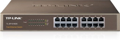 TP-Link TL-SF1016DS Switch Rack 16x10/100Mbps