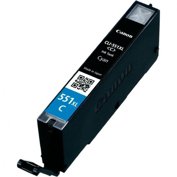 Zdjęcie produktu: Tusz Canon 551XL CLI-551C-XL Cyan 6444B001 Zdjęcie produktu: Tusz Canon 551XL CLI-551C-XL Cyan 6444B001