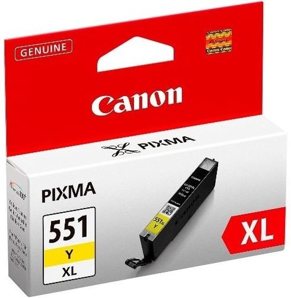 Zdjęcie produktu: Tusz Canon 551XL CLI-551Y-XL Yellow 6446B001 Zdjęcie produktu: Tusz Canon 551XL CLI-551Y-XL Yellow 6446B001