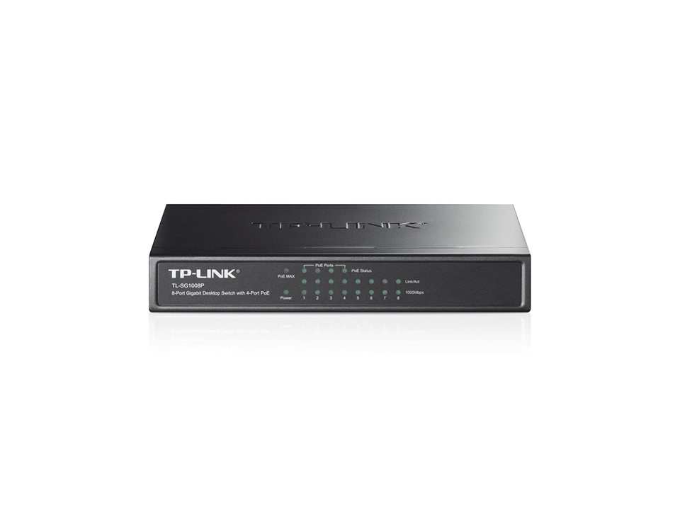 TP-Link TL-SG1008P Switch 8x10/100/1000Mbps 4XPoE