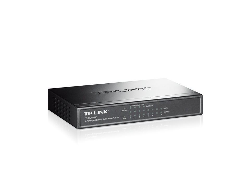 TP-Link TL-SG1008P Switch 8x10/100/1000Mbps 4XPoE