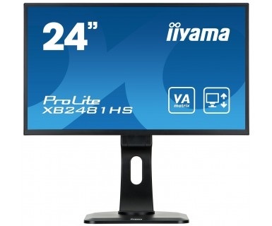 iiyama ProLite XB2481HS-B1 24" FHD VA PIVOT 6ms - z gwarancją iiyama 3 lata iiyama ProLite XB2481HS-B1 24" FHD VA PIVOT 6ms - z gwarancją iiyama 3 lata