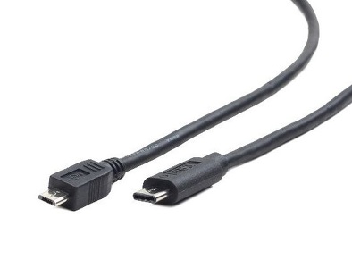 Miniatura produktu: Gembird CCP-USB2-MBMCM-6 kabel USB Type-C (M)-Micro BM 2.0 1.8m Czarny
