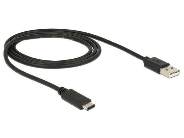 Delock CCP-USB2-MBMcm-10 kabel USB Type-C (M)-AM 2.0 1m Delock CCP-USB2-MBMcm-10 kabel USB Type-C (M)-AM 2.0 1m
