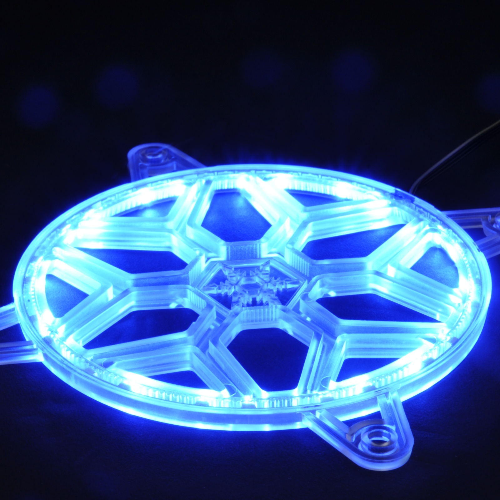 Grill na wentylator SilverStone SST-FG141 140mm, pasek LED RGB, 28 diód