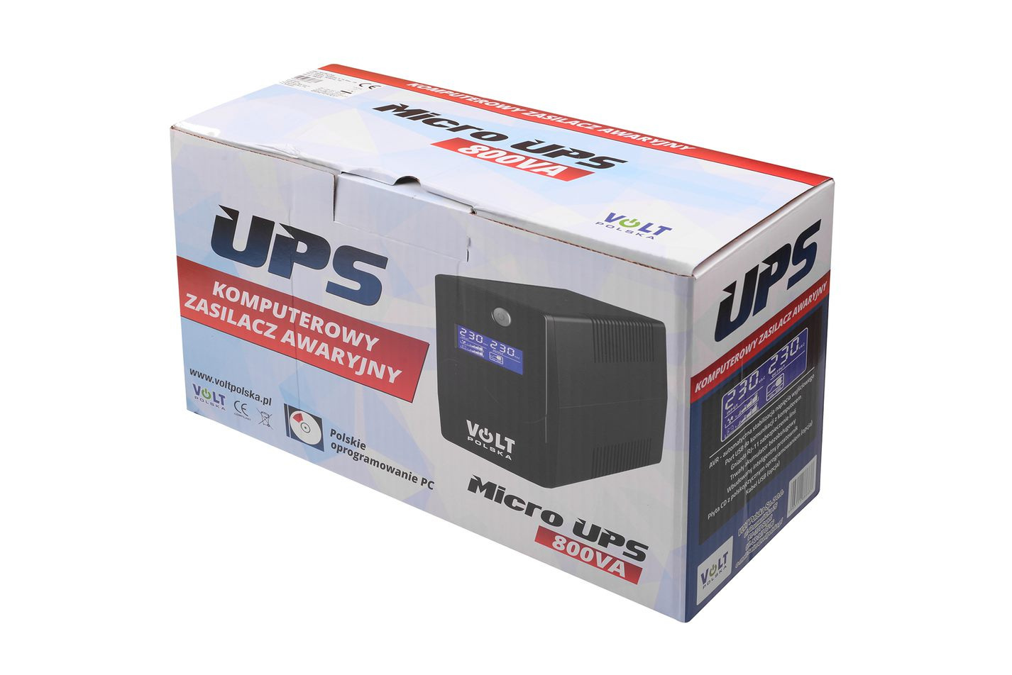 Volt MicroUPS 800VA 480W 9Ah (5UP0600070)