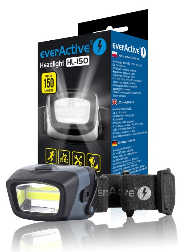 everActive latarka czołowa diodowa HL-150