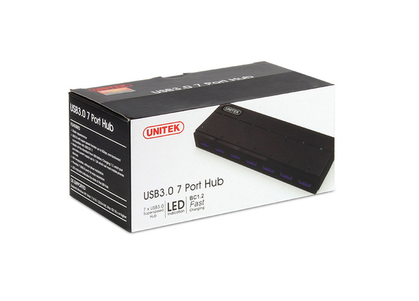 Zdjęcie produktu: Unitek HUB 7x USB 3.0 z zasilaczem (Y-3184)