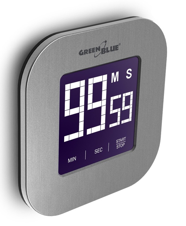Zdjęcie produktu: Cyfrowy timer GreenBlue GB524, stoper minutnik magnetyczny, ekran dotykowy Zdjęcie produktu: Cyfrowy timer GreenBlue GB524, stoper minutnik magnetyczny, ekran dotykowy